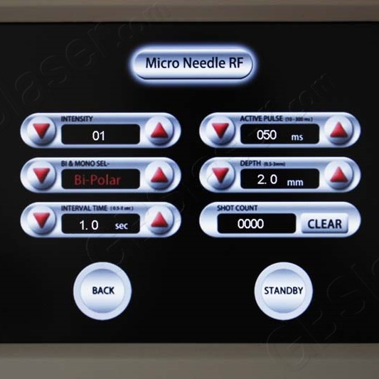 Rf fractional microneedle