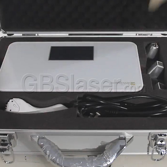 Portable fractional rf microneedle system